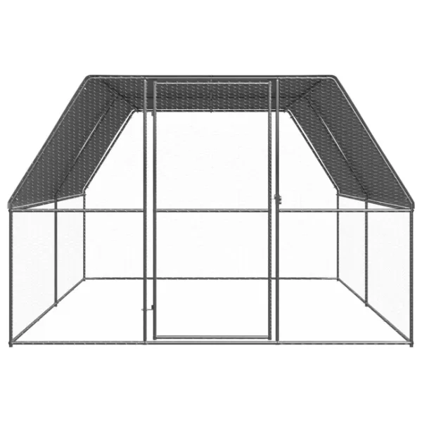 media13 Maison Exclusive - Poulailler d'extérieur 3x4x2 m Acier galvanisé