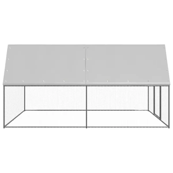 media14 Maison Exclusive - Poulailler d'extérieur 3x4x2 m Acier galvanisé