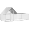 media7 Maison Exclusive - Poulailler 4 x 2 x 2 m Acier galvanisé