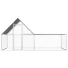 media8 Maison Exclusive - Poulailler 4 x 2 x 2 m Acier galvanisé